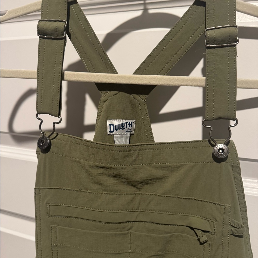 Duluth Trading Co Olive Green Jumpsuit